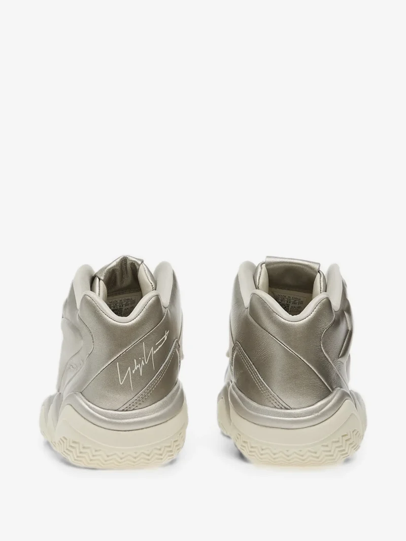 Sneakers Y-3 Megaball high-top argintiu - imagine 4