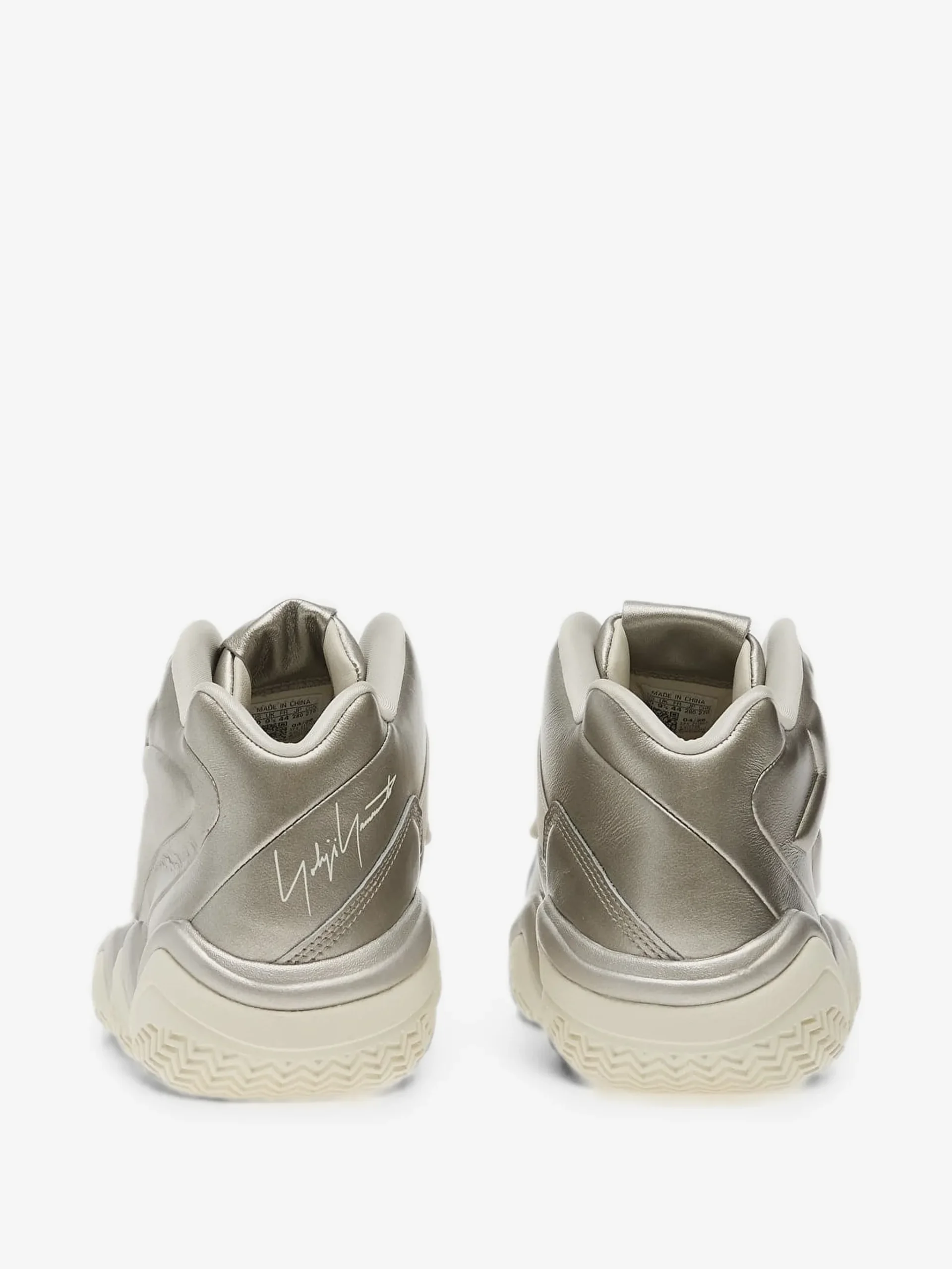 Sneakers Y-3 Megaball high-top argintiu - imagine 4