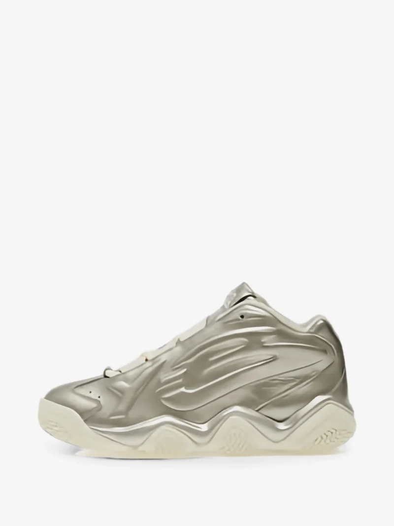 Sneakers Y-3 Megaball high-top argintiu - imagine 3