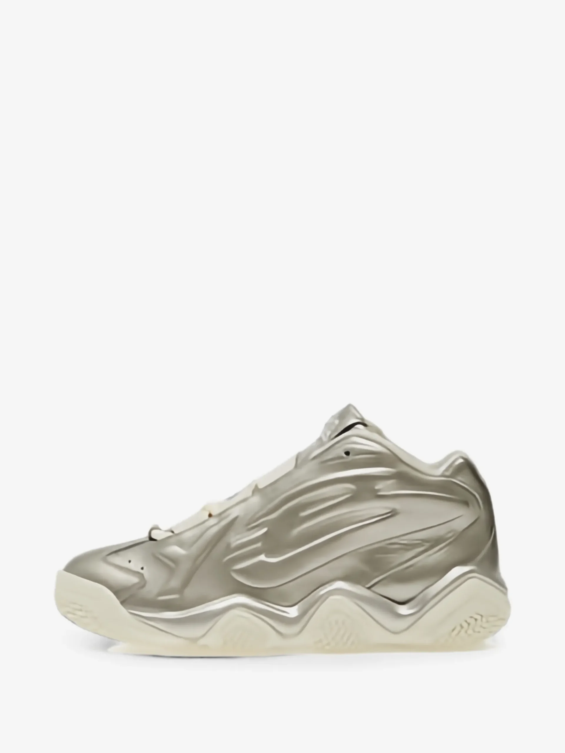 Sneakers Y-3 Megaball high-top argintiu - imagine 3
