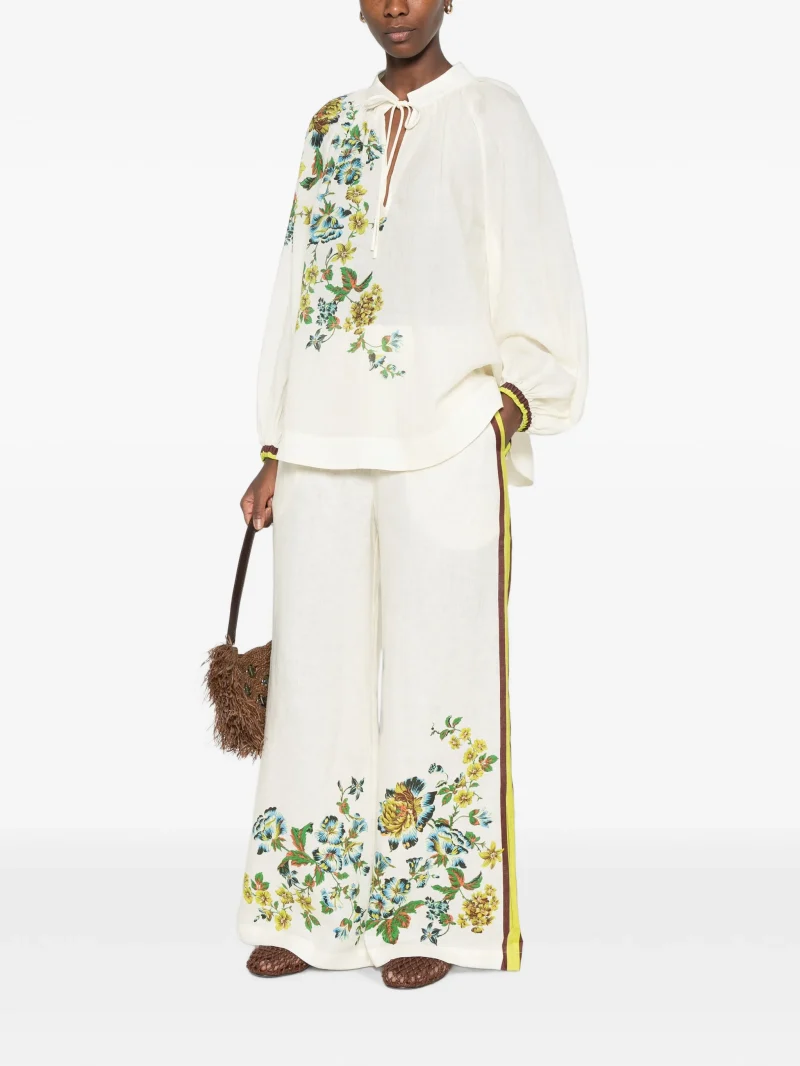Alternative view of Top ALEMAIS Phyllis floral-print crem