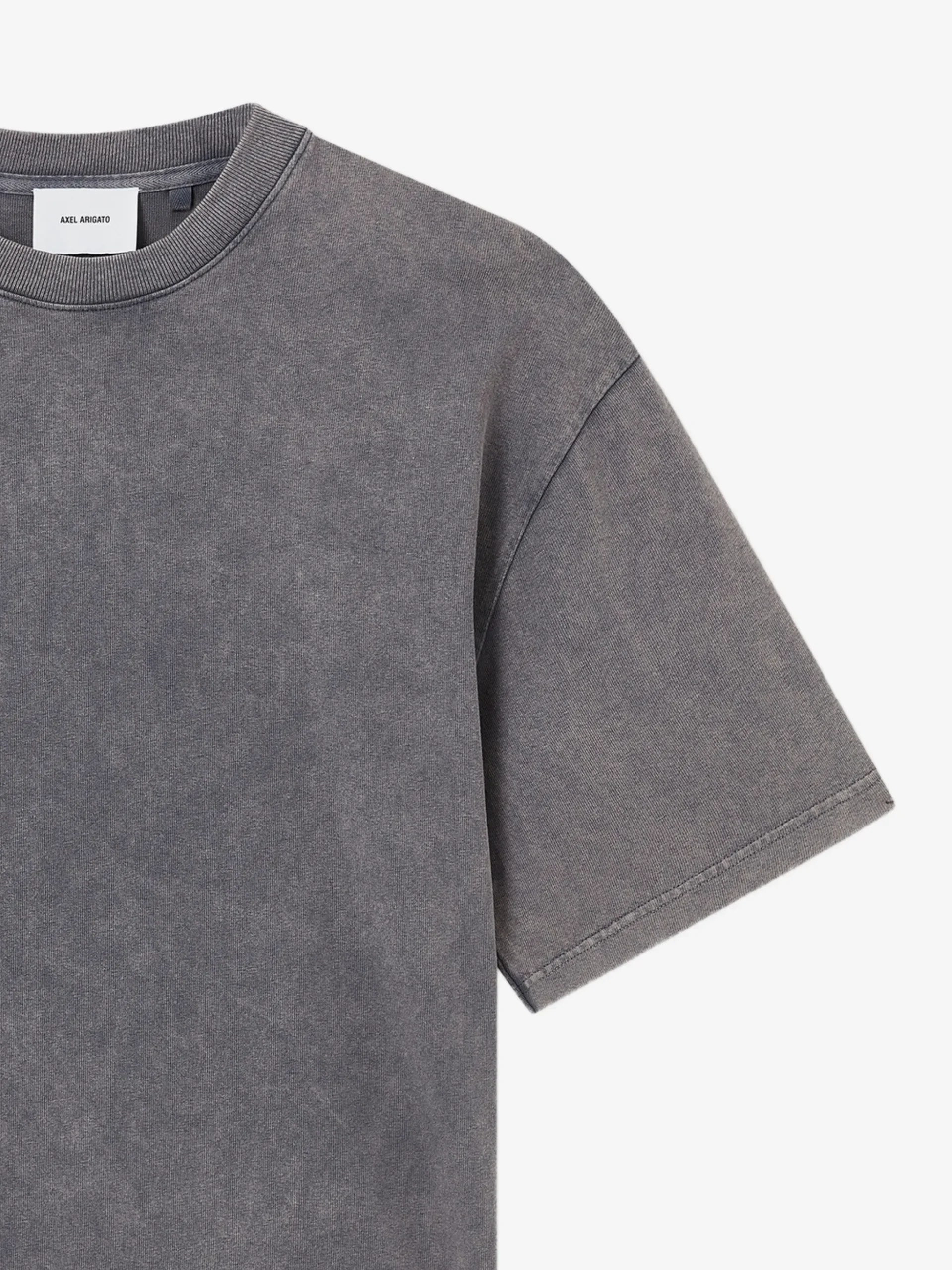 Tricou Axel Arigato acid-wash gri - imagine 2