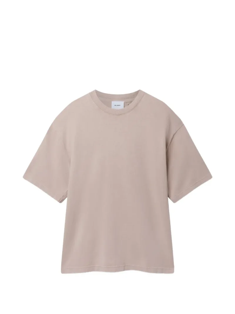 Tricou Axel Arigato crew-neck bej