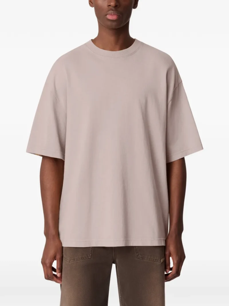 Tricou Axel Arigato crew-neck bej - imagine 5