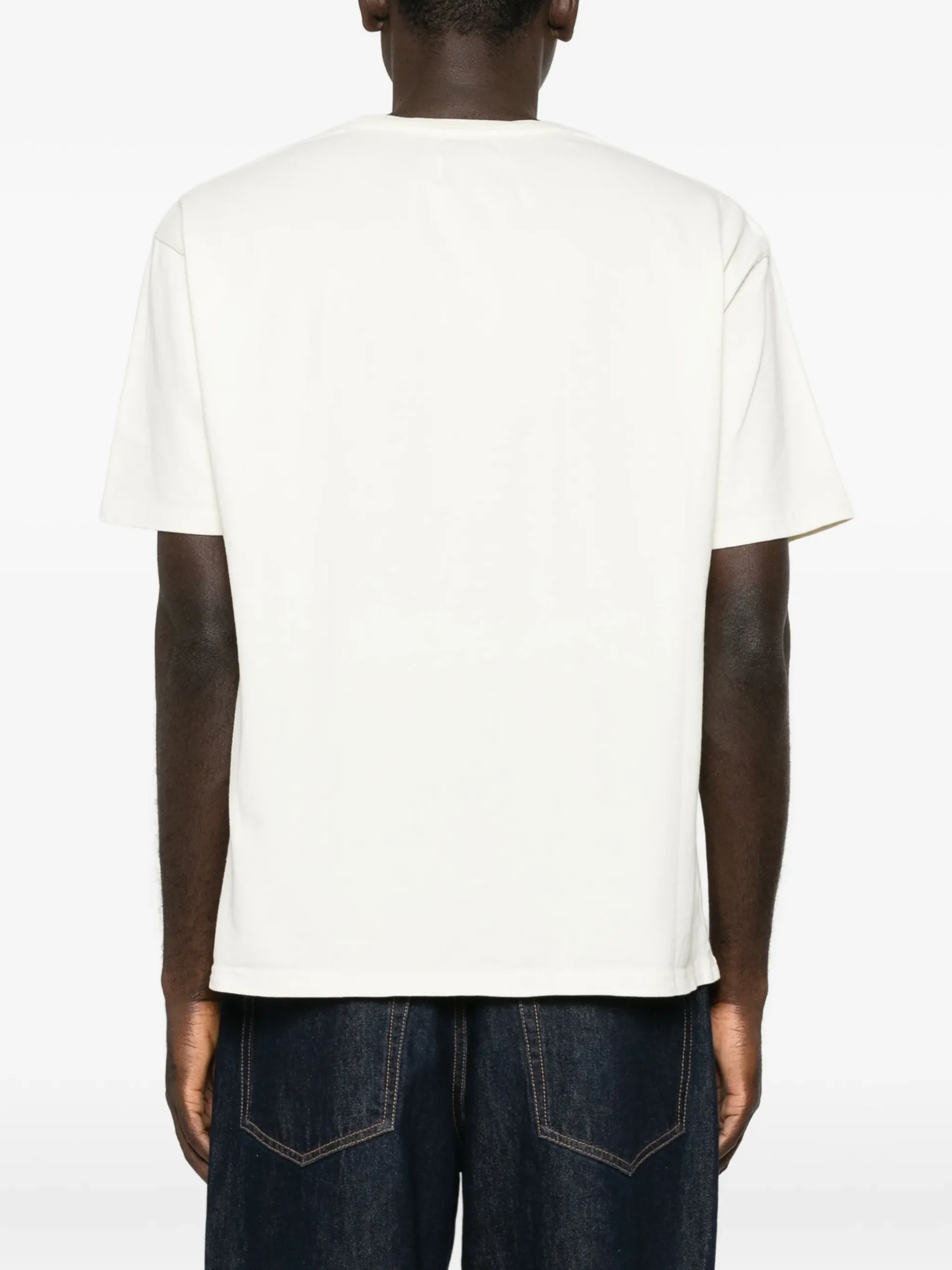 Tricou RHUDE Slip graphic-print alb - imagine 3