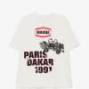 Tricou RHUDE graphic-print alb