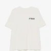 Tricou RHUDE logo-print alb
