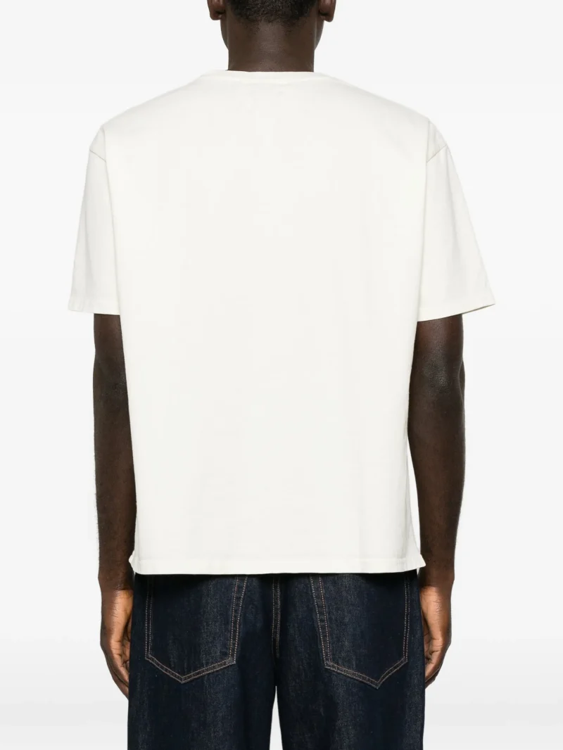 Tricou RHUDE logo-print alb - imagine 4
