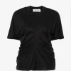 Tricou Rohe draped negru