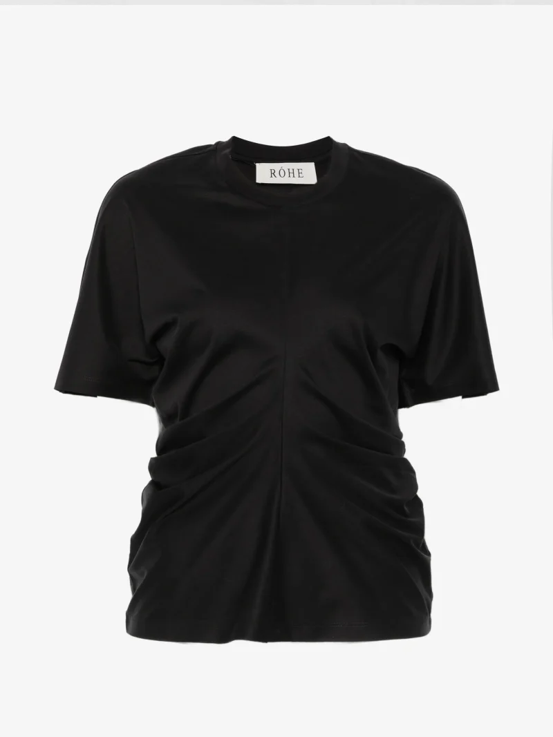 Tricou Rohe draped negru