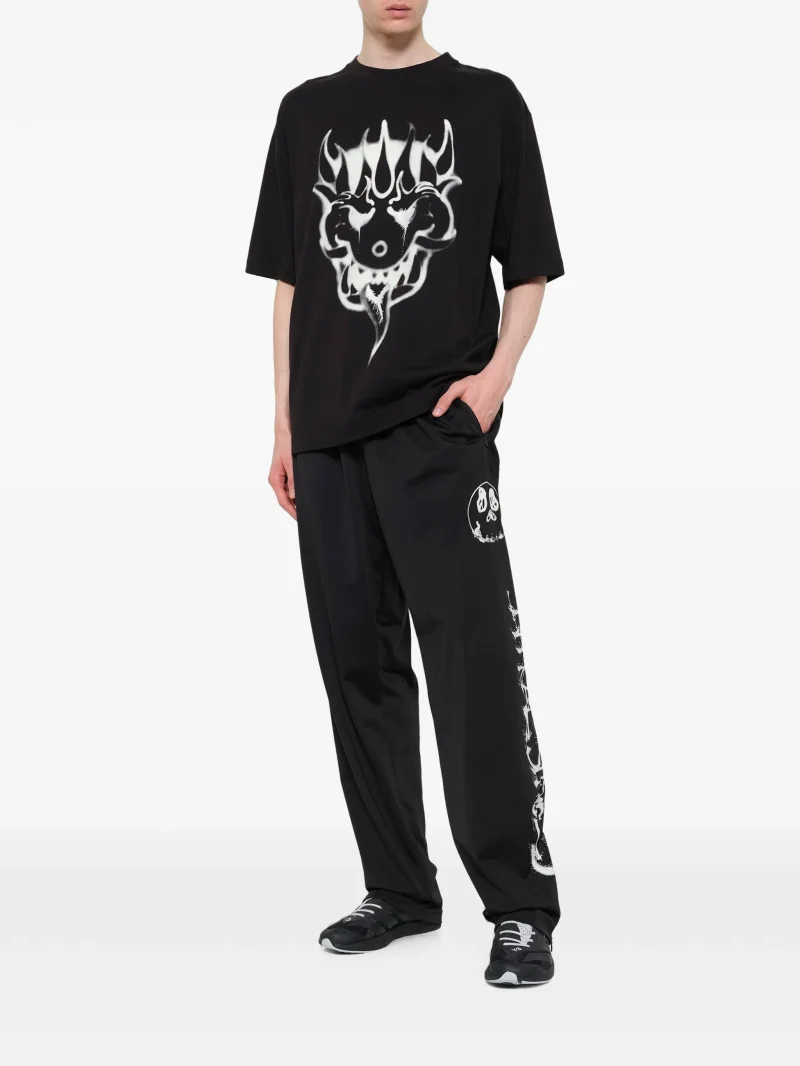 Alternative view of Tricou Y-3 Yaksha graphic-print negru