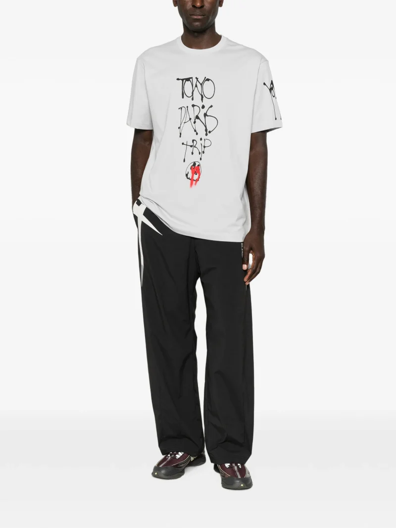 Alternative view of Tricou Y-3 crew-neck alb