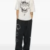 Tricou Y-3 graphic-print alb