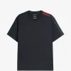 Tricou Y-3 logo-print negru
