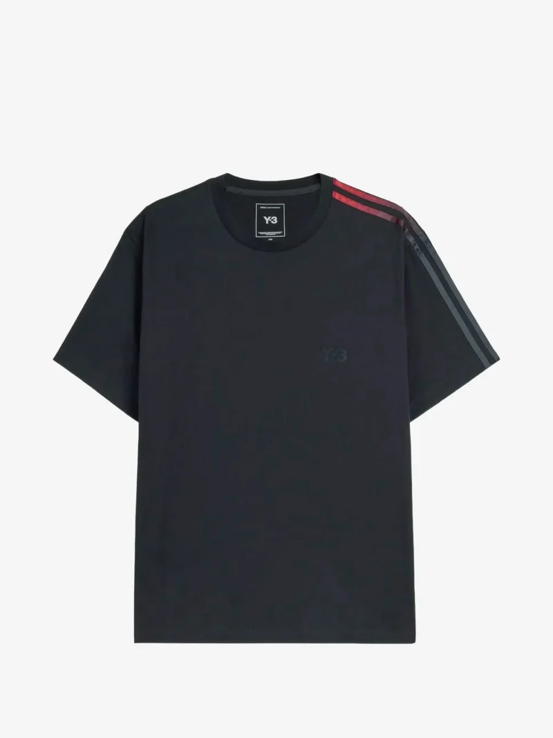 Tricou Y-3 logo-print negru