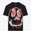 Tricou Y-3 skull graphic negru