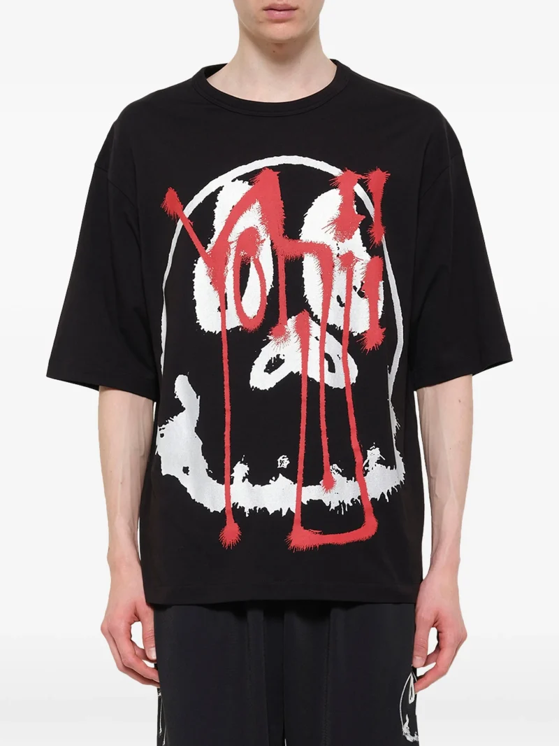 Tricou Y-3 skull graphic negru - imagine 6