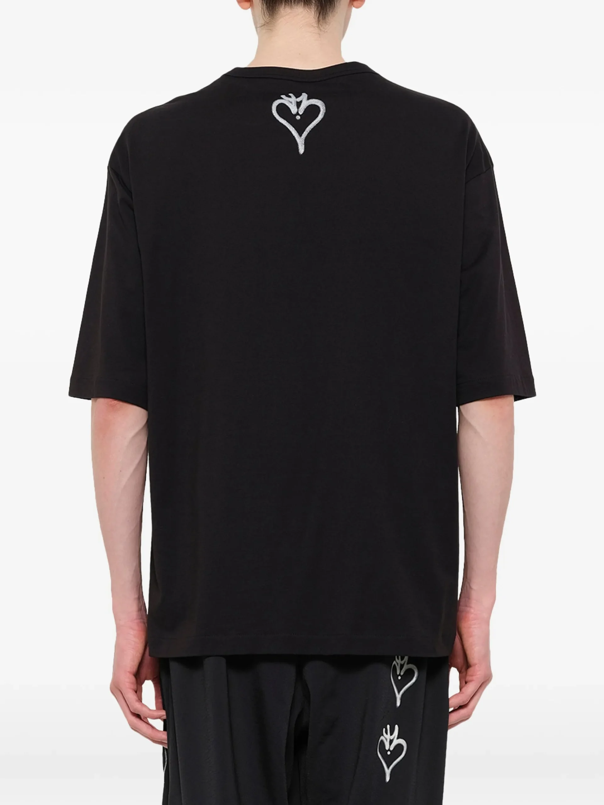 Tricou Y-3 skull graphic negru - imagine 3