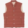 Vesta Eleventy quilted high-neck maro