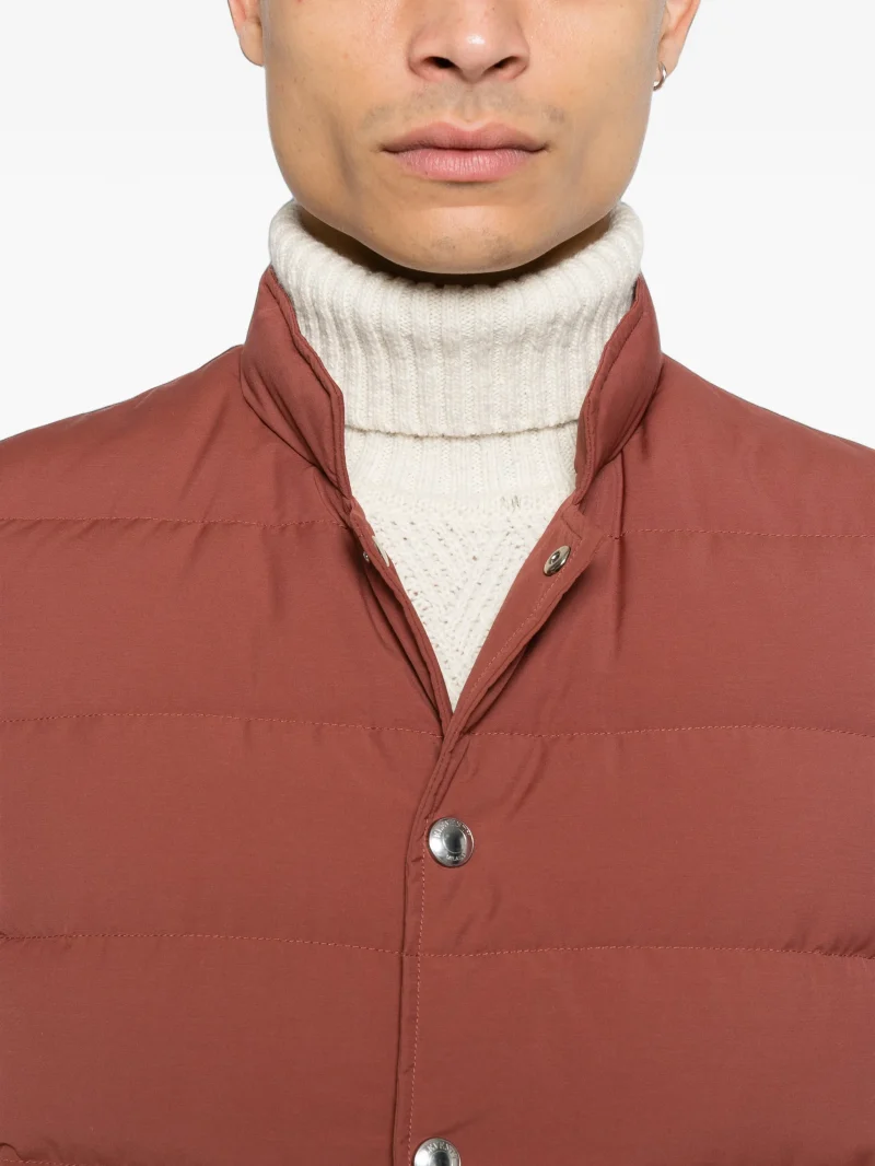Vesta Eleventy quilted high-neck maro - imagine 3