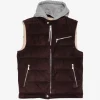 Vesta Eleventy Quilted gilet maro
