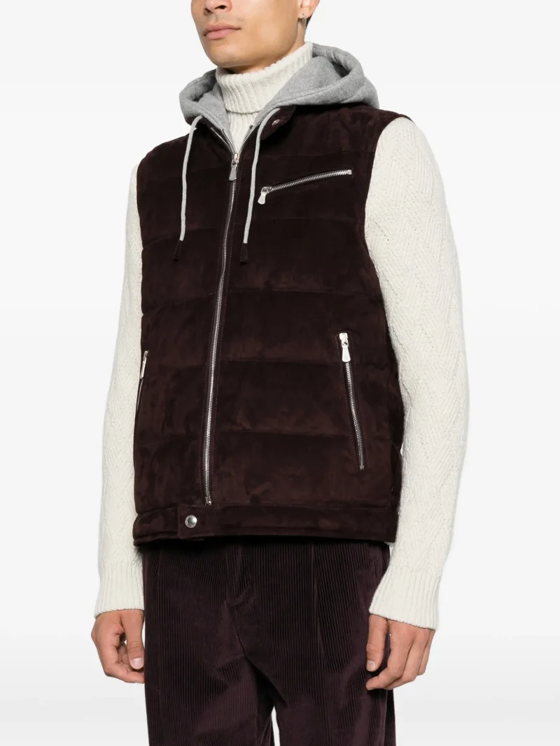 Vesta Eleventy Quilted gilet maro - imagine 5