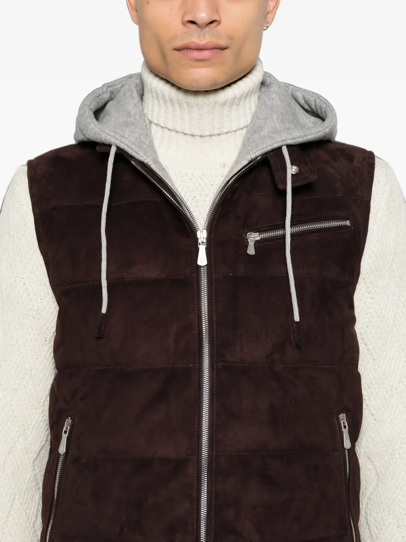 Vesta Eleventy Quilted gilet maro - imagine 3