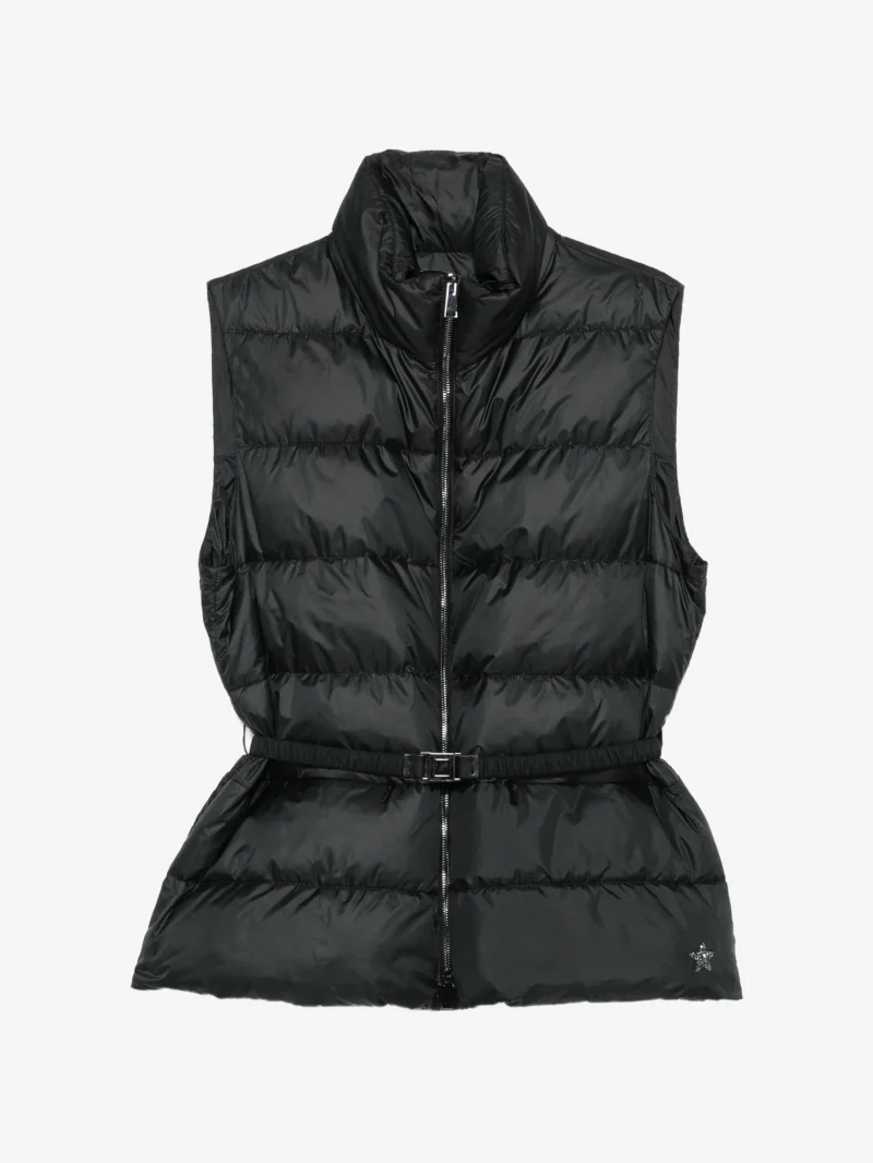 Vesta Lorena Antoniazzi belted quilted negru