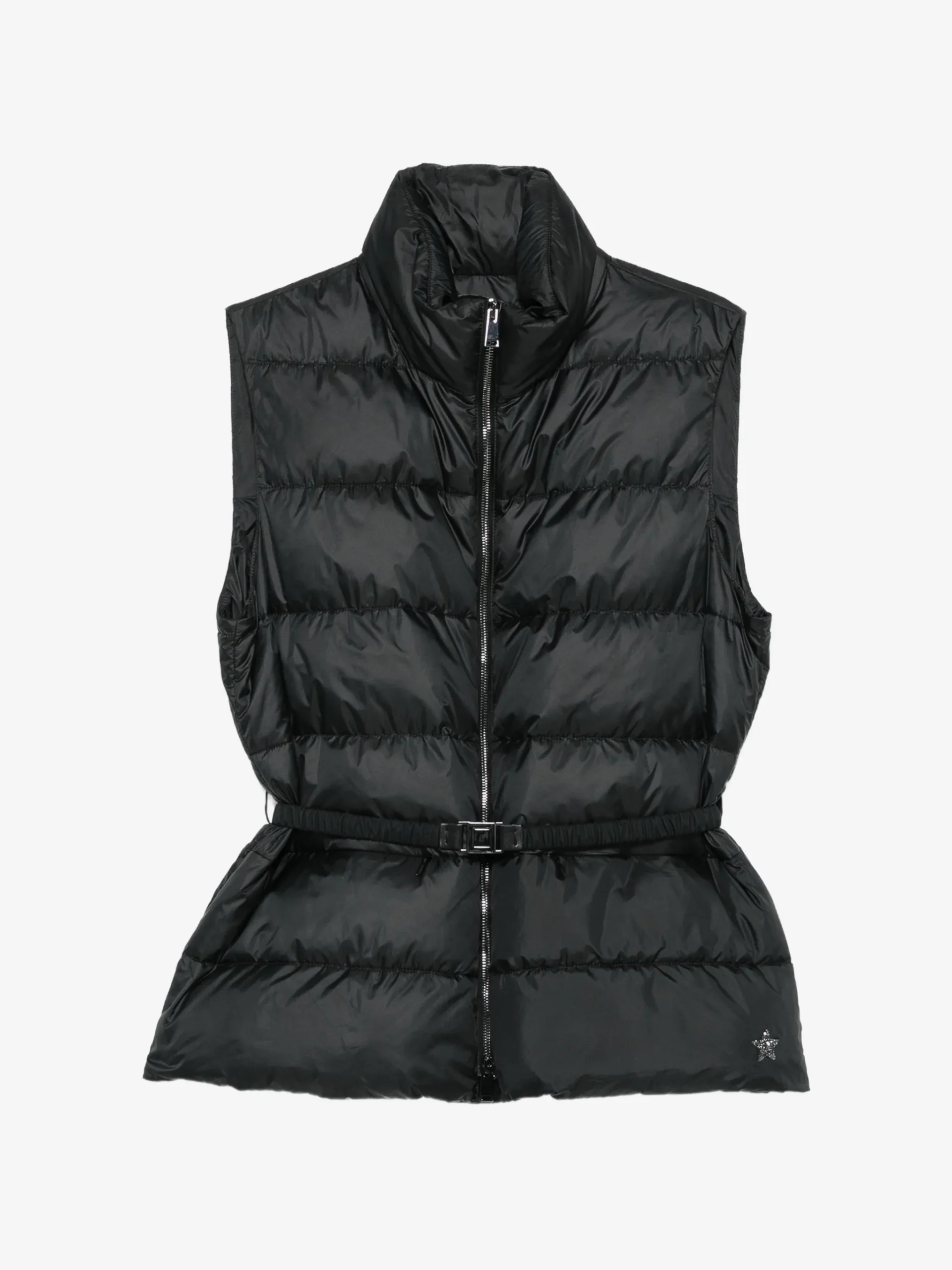 Vesta Lorena Antoniazzi belted quilted negru