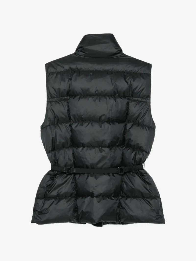 Alternative view of Vesta Lorena Antoniazzi belted quilted negru