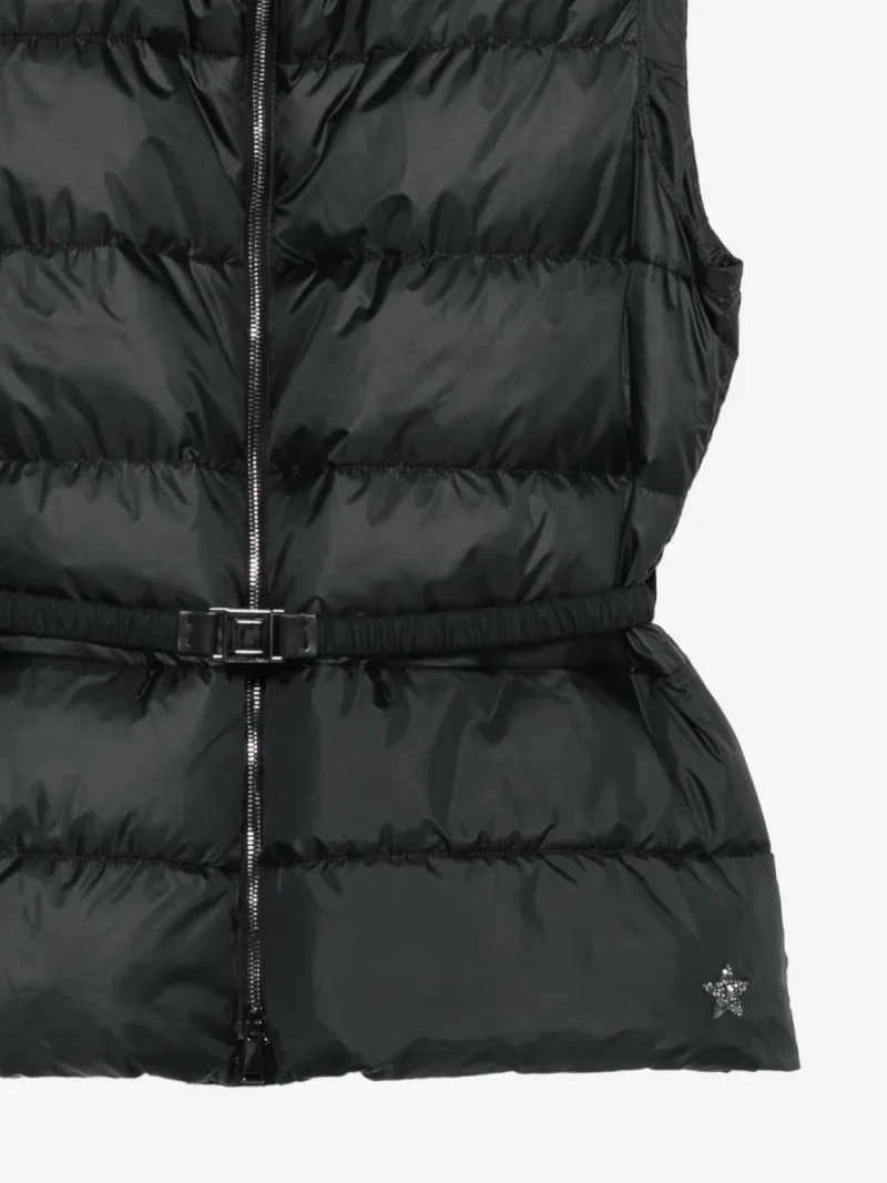 Vesta Lorena Antoniazzi belted quilted negru - imagine 3