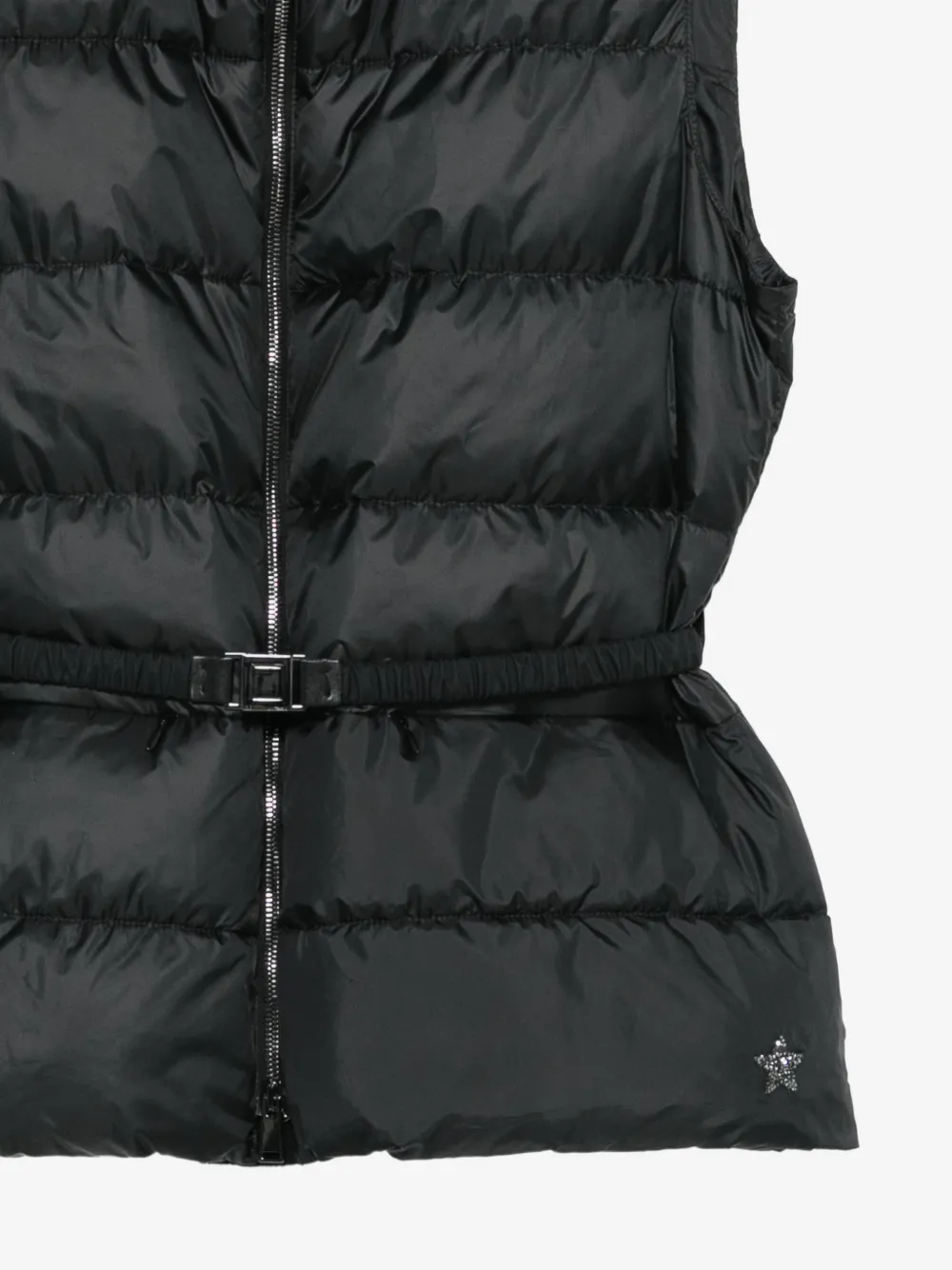 Vesta Lorena Antoniazzi belted quilted negru - imagine 3