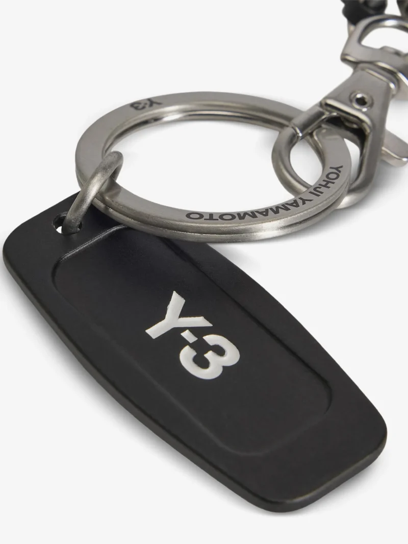 Alternative view of Breloc Y-3 logo chain negru