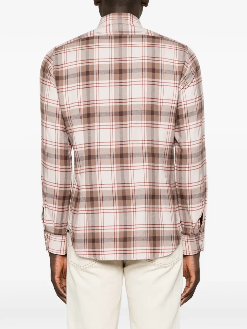 Alternative view of Camasa Eleventy Check-Pattern bej