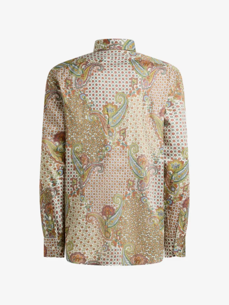 Alternative view of Camasa ETRO Paisley and Tie Motif bej