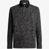 Camasa ETRO Paisley-Print polo gri