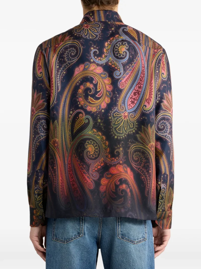 Alternative view of Camasa ETRO Silk Twill Paisley-print multicolor