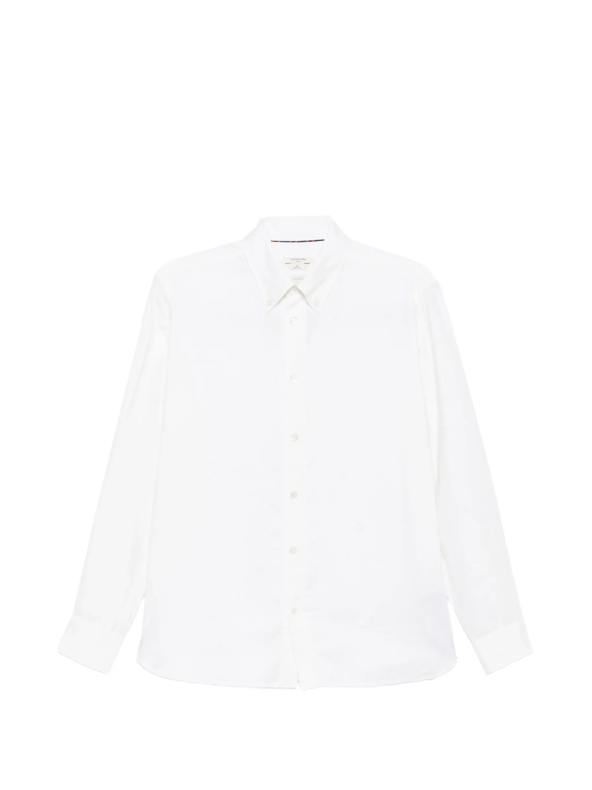 Camasa Jacob Cohen Button-Down Long-Sleeve alb