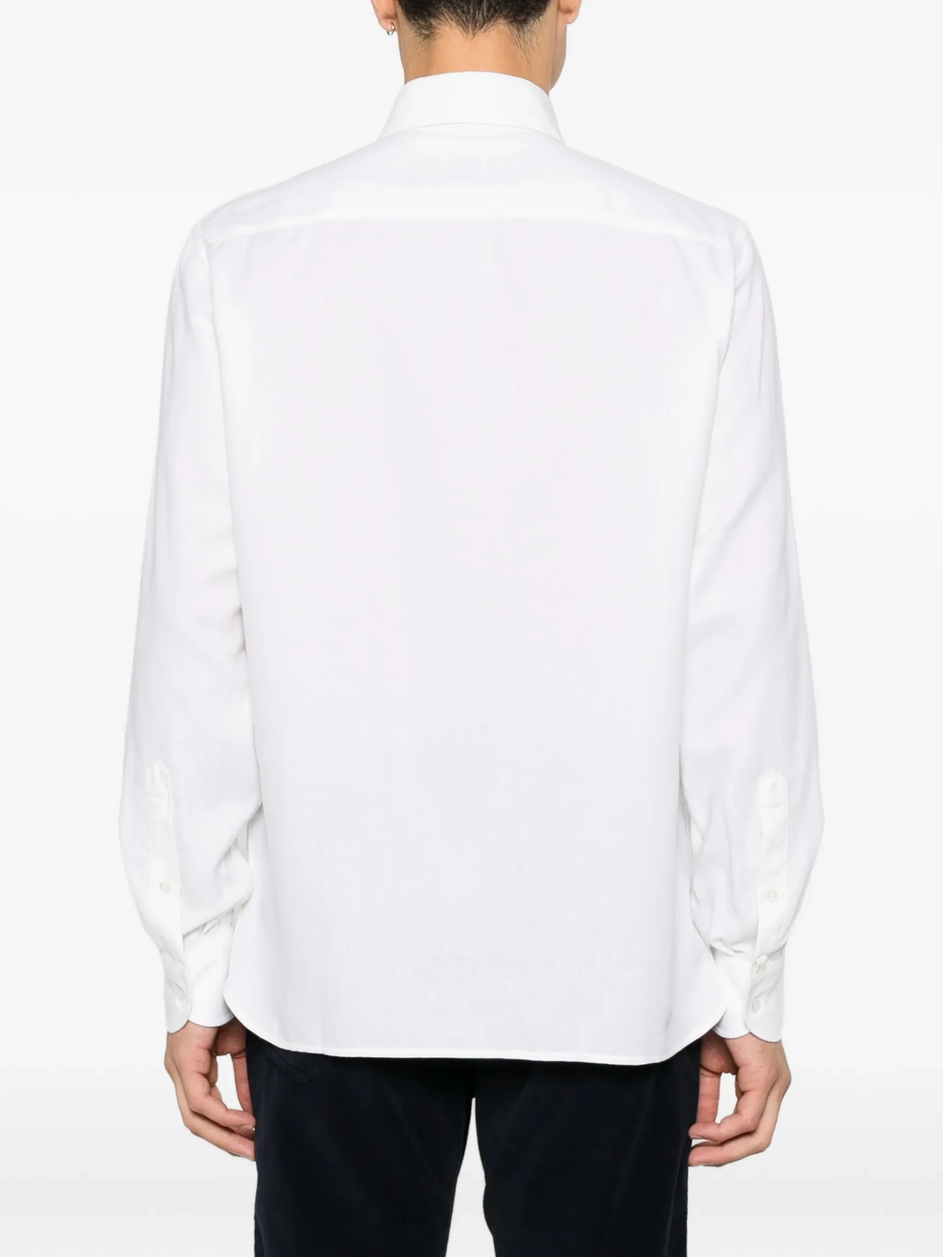 Camasa Jacob Cohen Button-Down Long-Sleeve alb - imagine 2