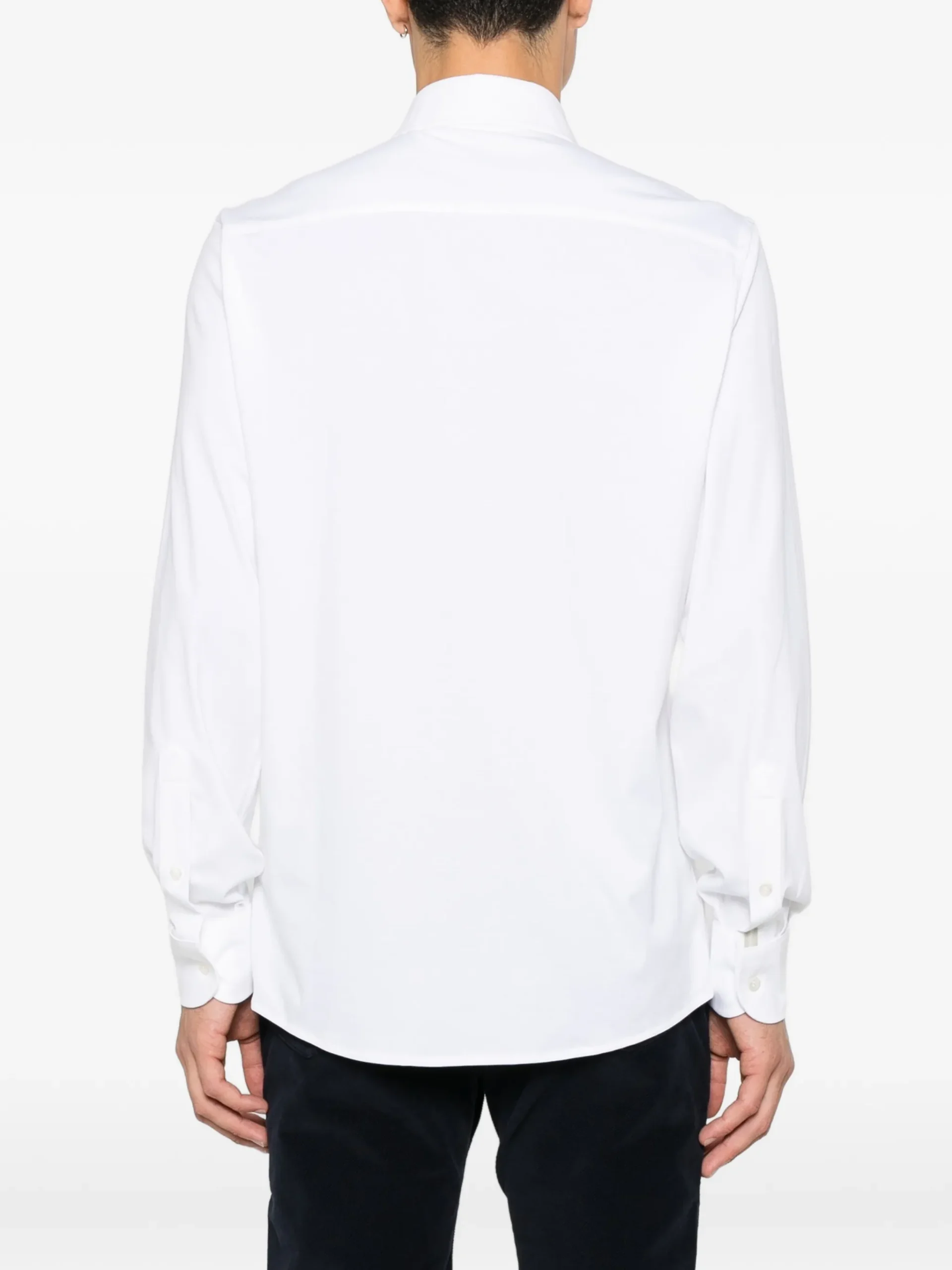 Camasa Jacob Cohen Long-Sleeve alb - imagine 2