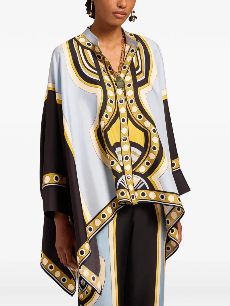 Camasa La DoubleJ Sanctuary Placee Silk multicolor - imagine 4