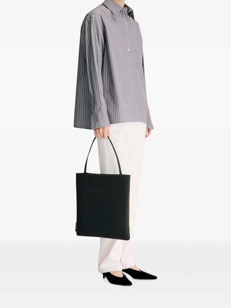 Camasa LouLou de Saison Colton Striped gri - imagine 3