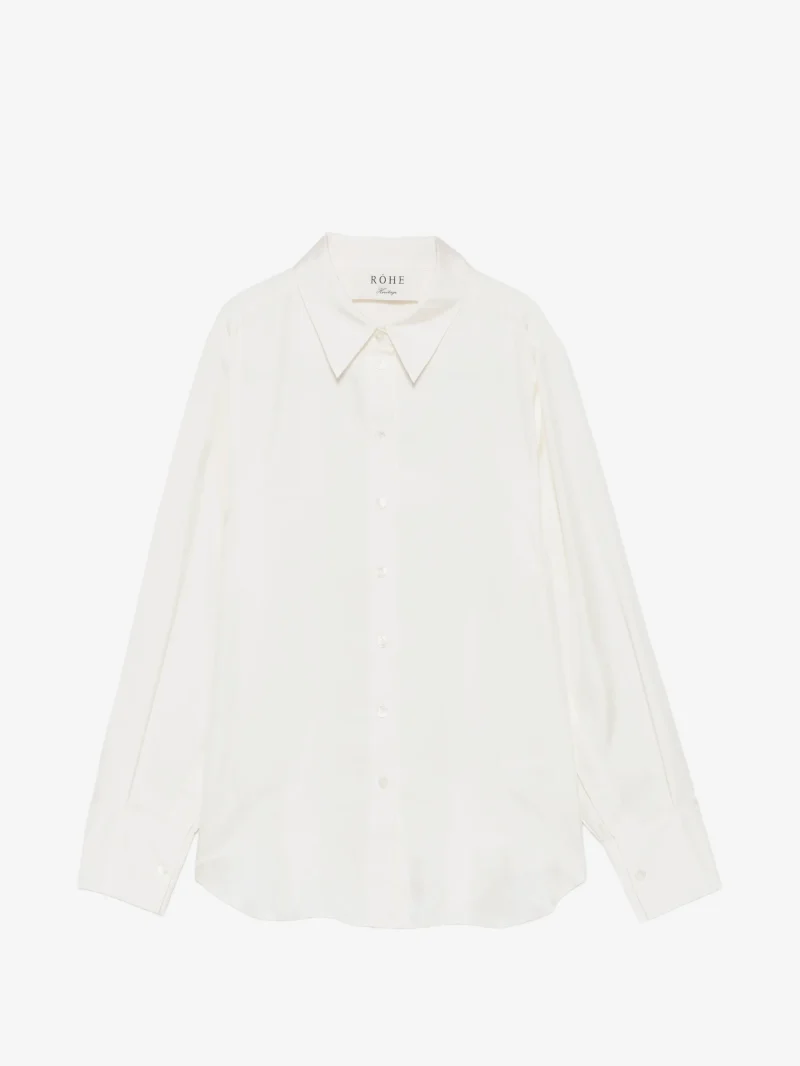 Camasa Rohe Silk Long-Sleeve ecru