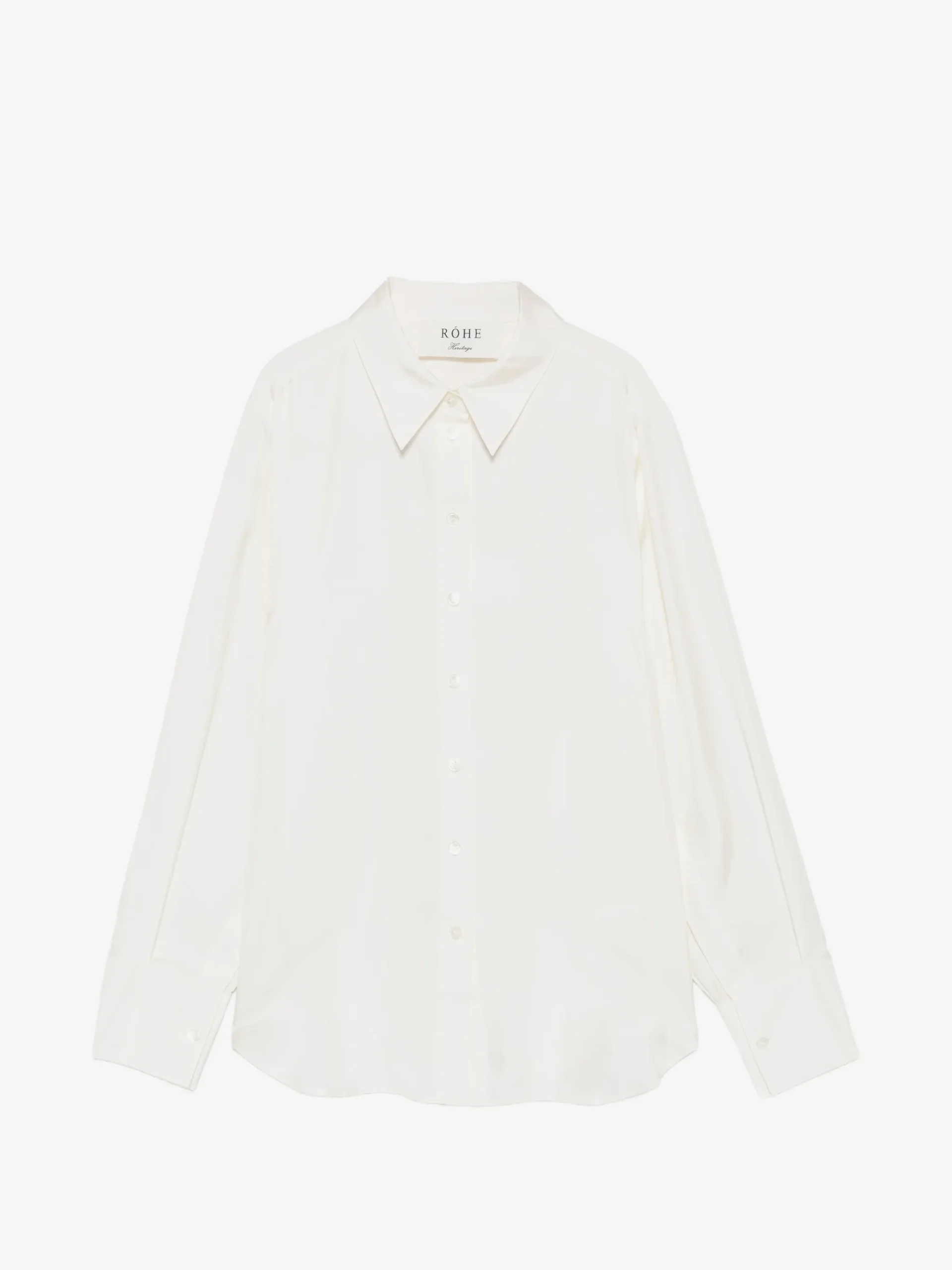 Camasa Rohe Silk Long-Sleeve ecru