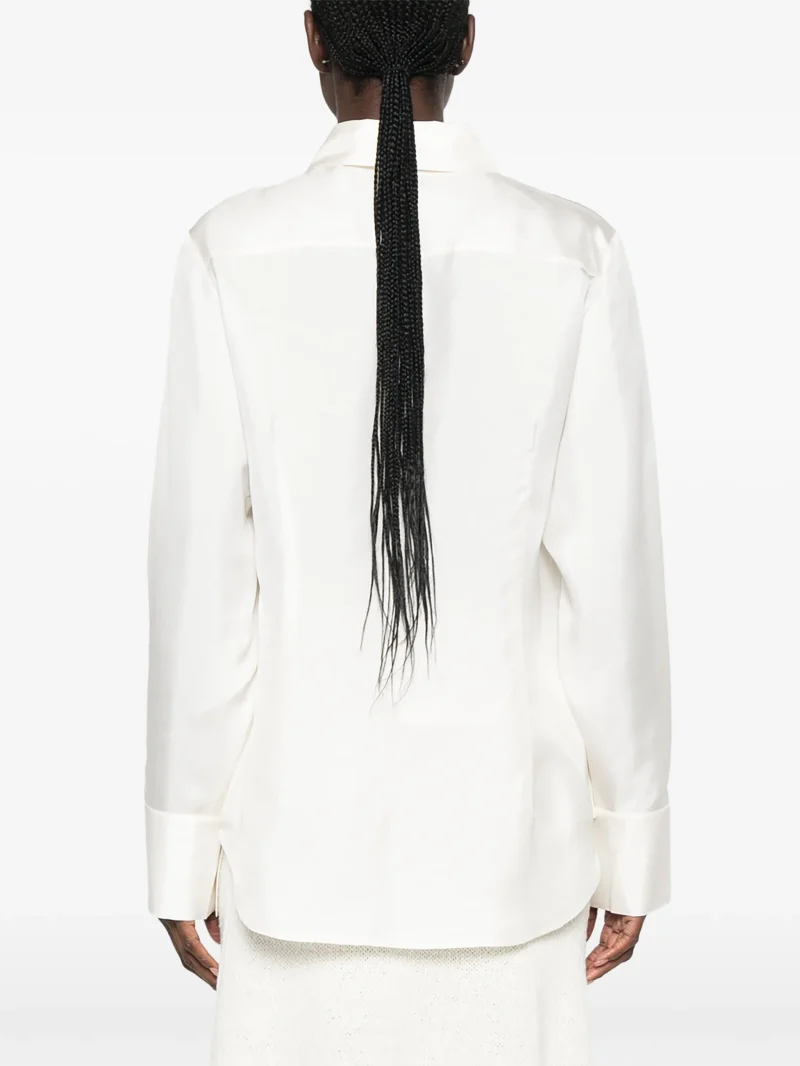 Alternative view of Camasa Rohe Silk Long-Sleeve ecru