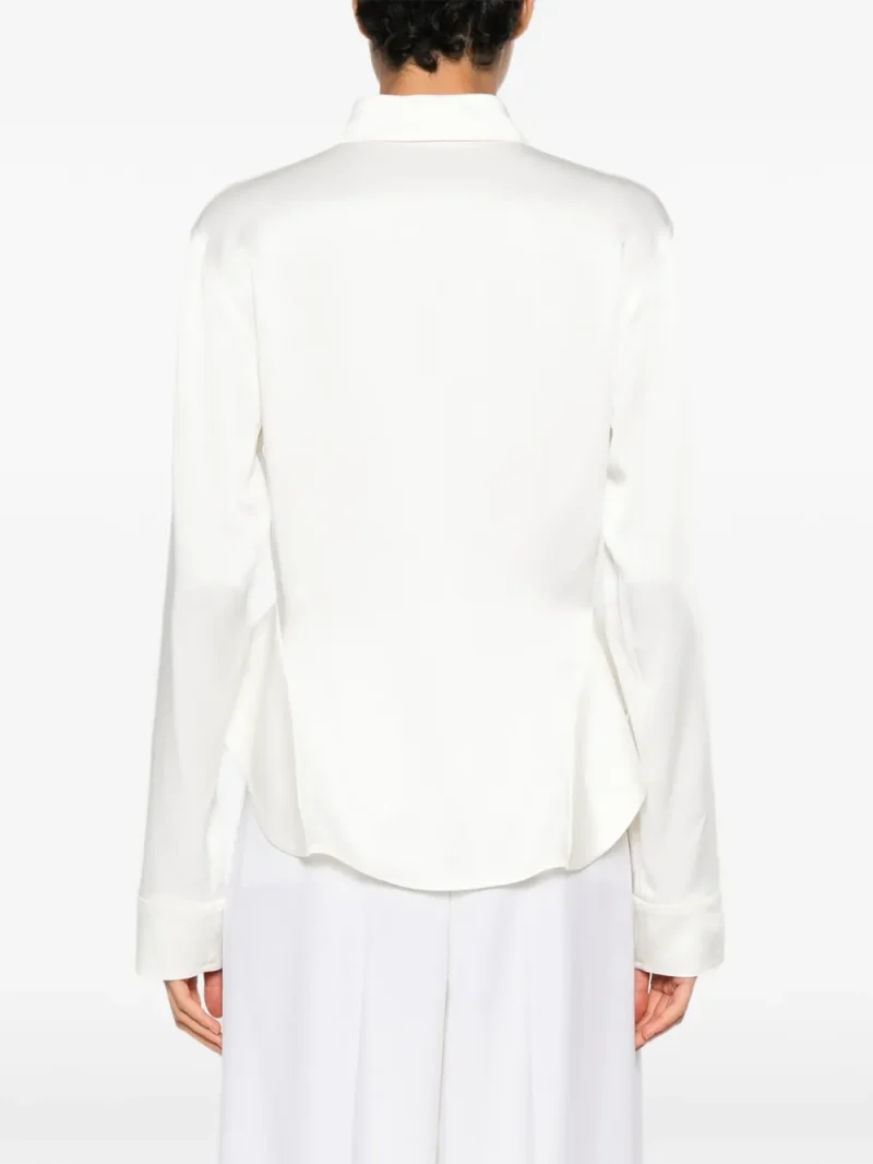 Alternative view of Camasa Stella McCartney Peplum-Hem Long-Sleeve bej