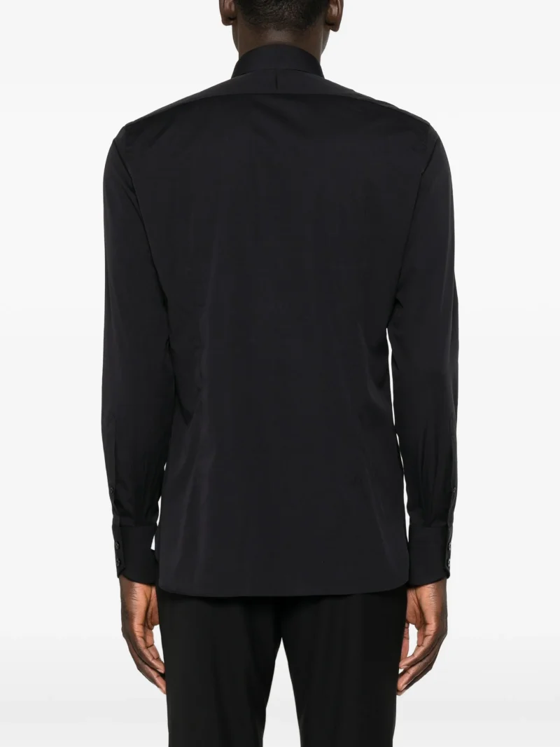 Alternative view of Camasa Tom Ford Button-Down Long-Sleeve negru