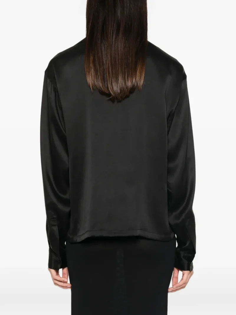 Alternative view of Camasa Tom Ford Peach-Feel Silk negru