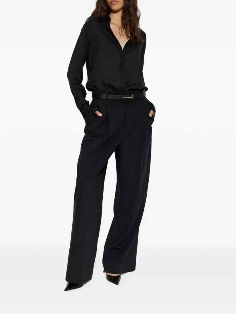 Camasa Tom Ford Silk negru - imagine 4