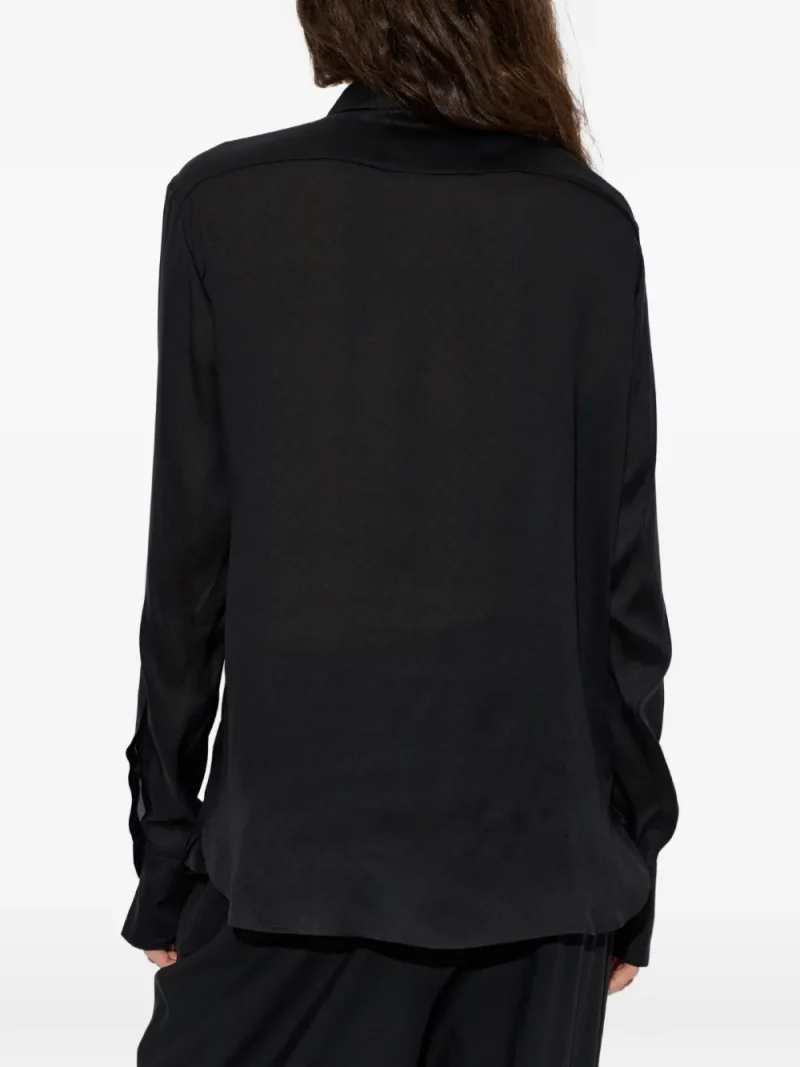Alternative view of Camasa Tom Ford Silk negru